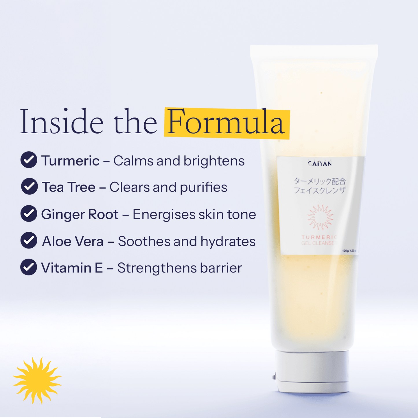 Solaz Caiyan™ Turmeric Cleanser - Shop Solaz