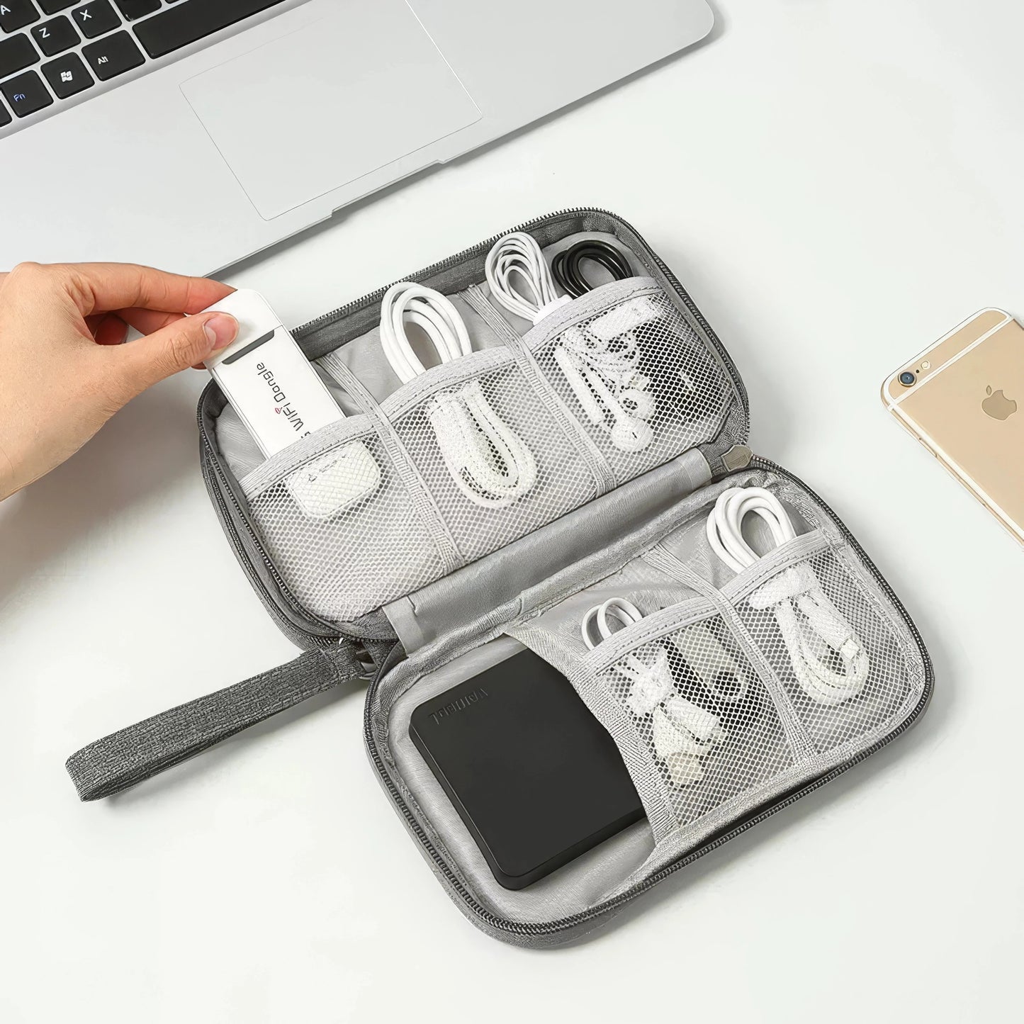 Solaz™ Compact Tech Organizer