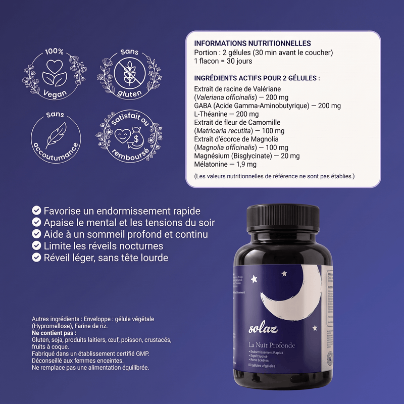 La Nuit Profonde – Restorative Sleep After 40