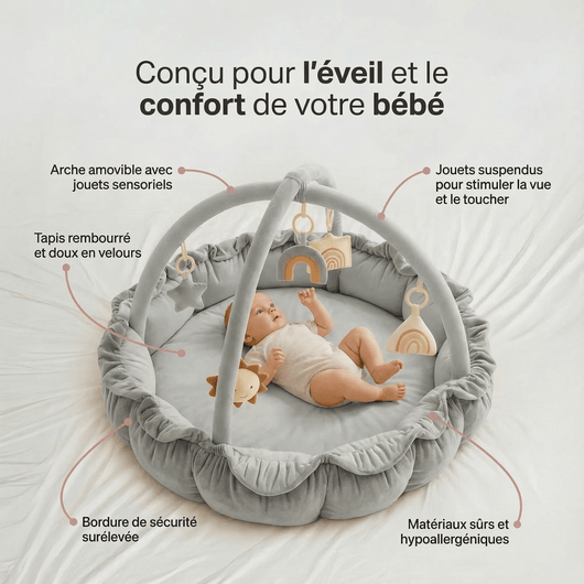Le Nuage Solaz™ | Tapis d’Éveil Premium - Solaz