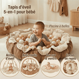 Solaz™ - Le Nuage | Tapis d’Éveil Premium