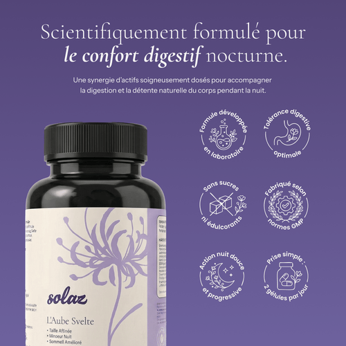 Aube Svelte – Cure du soir ventre & sommeil