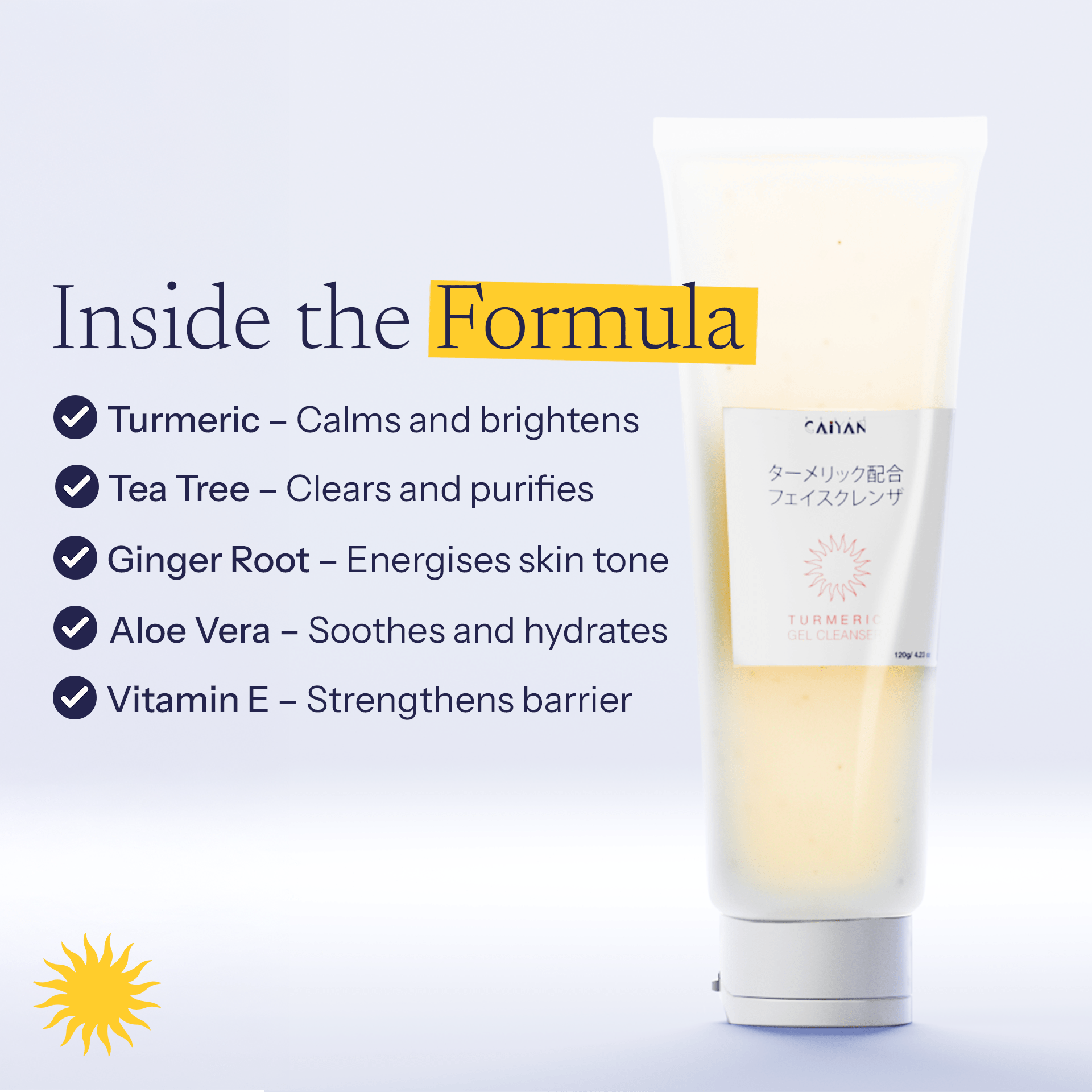 Solaz Caiyan™ Turmeric Cleanser - Shop Solaz